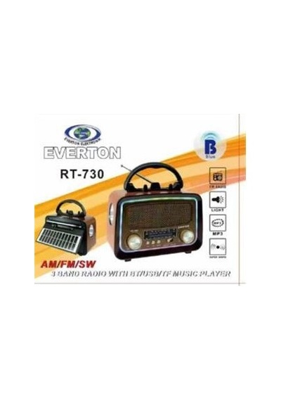 Everton Rt-730 Bluetooth Usb-micro Sd Saatli Nostaljik Radyo Kdo
