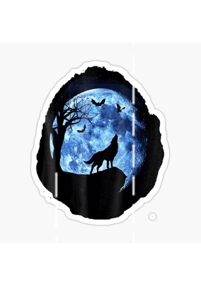 Öfkeli Kızgın Kurt Araba Sticker Oto Yapıştırması 18Cm O2