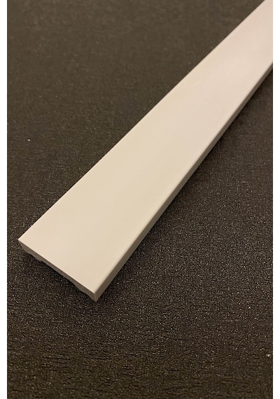 Boyanabilir Duvar Çıtası 4 Cm Poliüretan Düz Çıta Boyanabilir Çıta 7 Boy 16 Metre