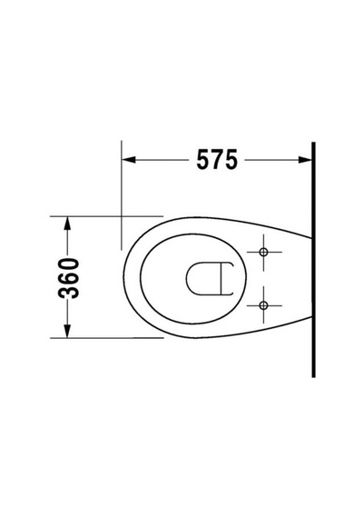 Duravit - Colomba Asma Klozet Kapak Dahil - 25473900a1- Diğer