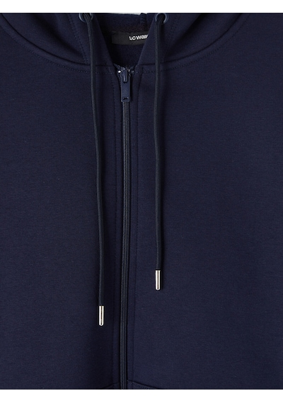 LC Waikiki Lc Waıkıkı Lacivert Kapüşonlu Kadın Fermuarlı Sweatshirt