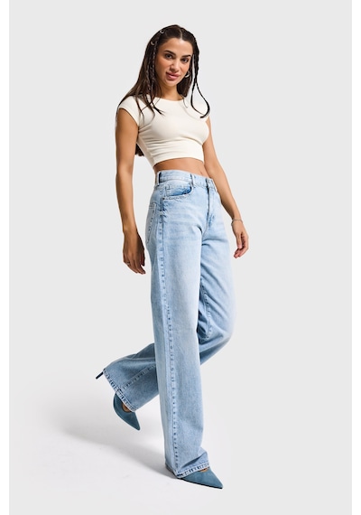 Itsbasic Kadın Ice Kot Rengi Lora 4s6-32 Loose Fit %100 Koton Denim Jean İce Itsbasic Kadın Ice Kot Rengi Lora 4s6-32 Loose Fit %100 Koton Denim Jean İce
