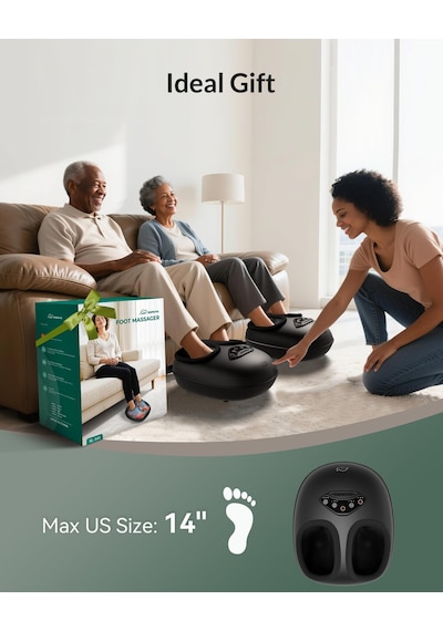 Snailax Shiatsu Ayak Masajı Plantar Fasiit İçin Derin Yoğurma Sıkıştırma Titreşim Hediye Erkekler Kadınlar İçin Uyar Boyutu 14" Snailax Shiatsu Ayak Masajı Plantar Fasiit İçin Derin Yoğurma Sıkıştırma Titreşim Hediye Erkekler Kadınlar İçin Uyar Boyutu 14"