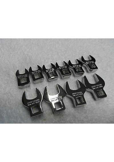 Usa Craftsman 3-8" Karga Ayağı Anahtar Takımı İnç Set 10 Parça