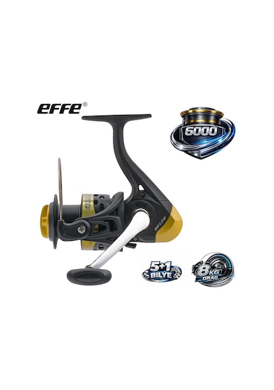 Effe Goldenloop 6000 Olta Makinesi 5+1 Bilye 8kg Drag 370gr