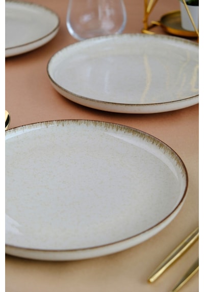 Kütahya Porselen Moderna Servis Tabağı Tarçın 24cm 2 Li Diğer