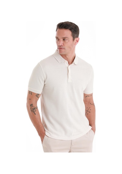 Hatemoğlu Taş Regular Fit Düz Merserize Polo Yaka 100% Pamuk Tişört 35362024c020 Taş