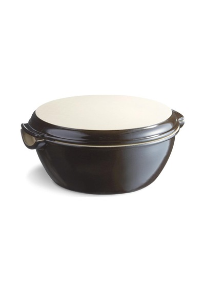 Emile Henry EH795507 Seramik Yuvarlak Ekmek Fırın Kabı (32,5x30x1