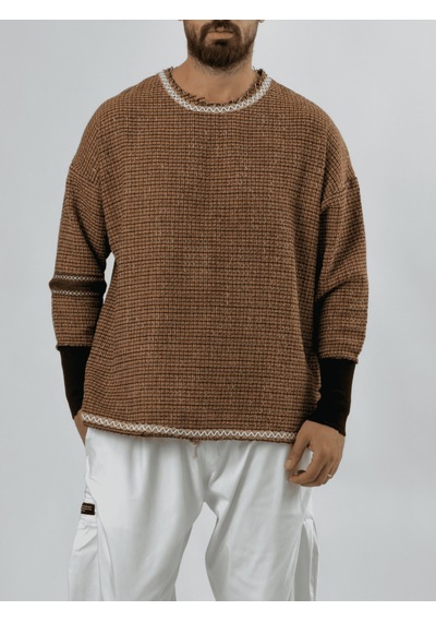 Cocopelli Kol Ribana Turuncu Erkek Sweatshirt Coc3526
