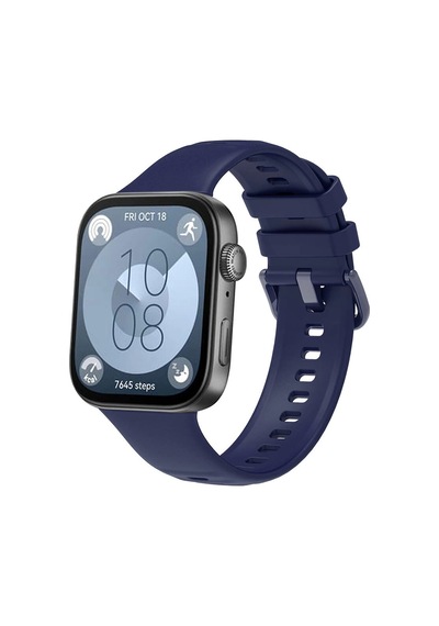 Huawei Watch Fit 3 Band Serisi Klasik Kordon Silikon Strap Kayış