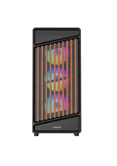Fazeon F19 750w 80plus Bronze 4x120mm Argb Fanlı Atx Siyah Bilgisayar Kasası