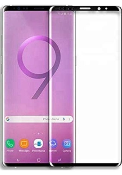Samsung Galaxy Note 9 İle Uyumlu Şeffaf Esnek Kavisli Ekranı Tam Kaplayan Pet Ekran Koruyucu