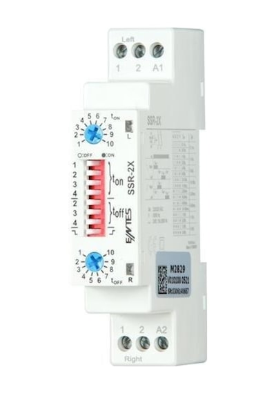 Entes M2829 Ssr 2x 220vac Dın1 Mod Seçimli Elektronik Sağ Sol Zaman Rölesi