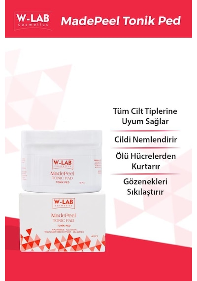 W-Lab Cosmetics Madepeel Tonic Ped 40'lı