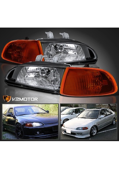 Honda Civic 1992-1995 Sedan Far Yanı Sinyal Jdm Ön Far