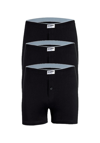 3'Lü Paket Erkek Havlu Bel Düz Boxer 001