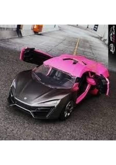 Jada Lykan Hypersport 253292000 Pink Slips Serisi Model Araba 1:32 Çok Renkli