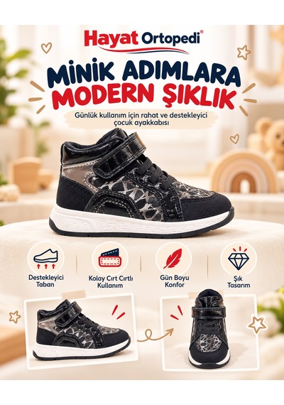 Özpınarcı Deri Ve Confort Bebe Bot Siyah