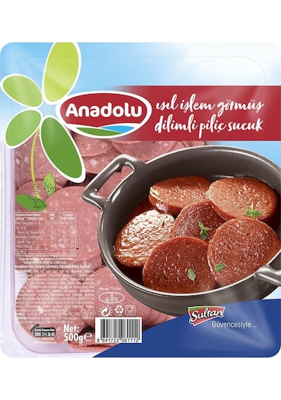 Anadolu Dilimli Piliç Sucuk 500 G