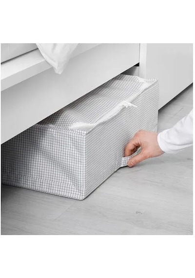 Sumuhome Stuk Hurç Saklama Depolama Düzenleme Beyaz Gri 55x51x18 Cm Beyaz - Gri