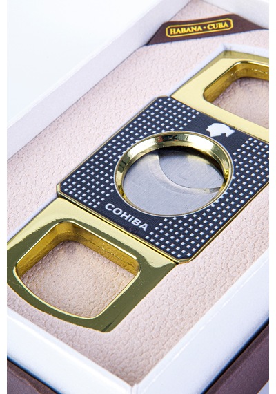 Cohiba Gold-siyah Metal Puro Makası Kesici - Tr8298