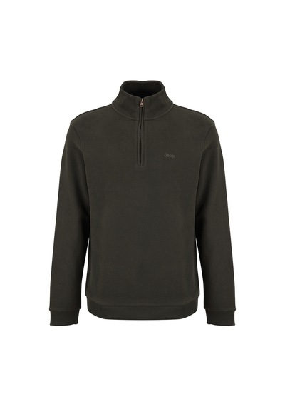 Jeep Haki Erkek Sweatshirt J5wm-swt7222 Koyu Haki