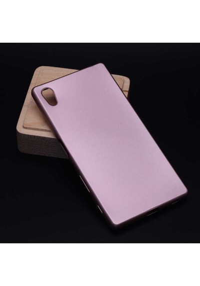 Sony Xperia Z5 Kılıf Zore Premier Silikon Kapak Rose Gold