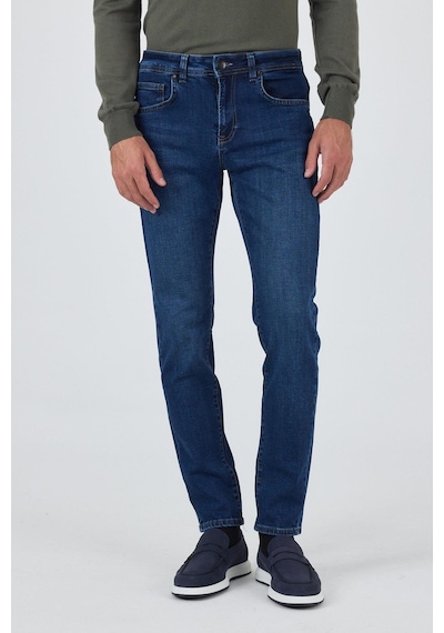 İmza Lacivert Gabardin 5 Cep Düz Paça Casual Slim Fit Pamuklu Denim Pantolon 1023250150 Lacivert İmza Lacivert Gabardin 5 Cep Düz Paça Casual Slim Fit Pamuklu Denim Pantolon 1023250150 Lacivert