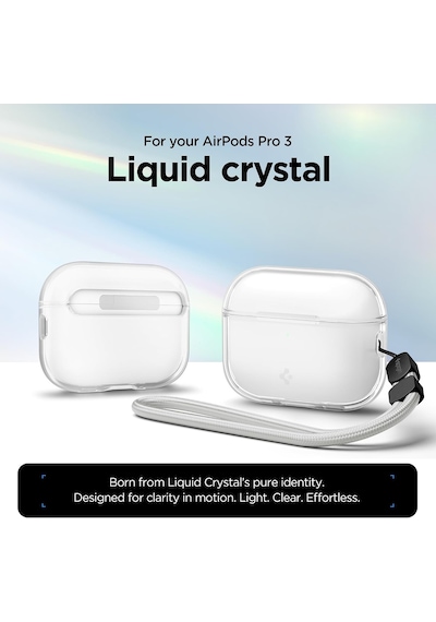 Airpods Pro 3 İle Uyumlu Şeffaf Kılıf Liquid Crystal Clear - Acs10019