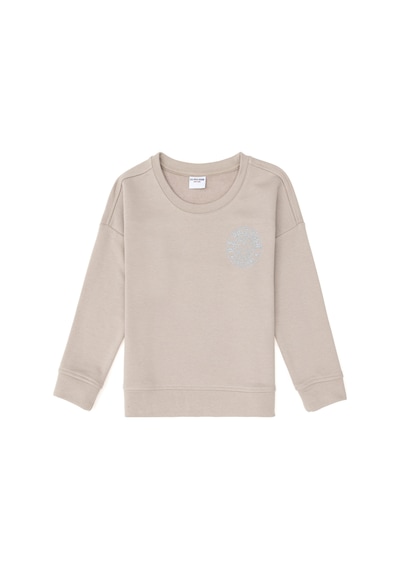 U.S. Polo Assn. Kız Çocuk Taş Bisiklet Yaka Basic Sweatshirt 50296391-VR049