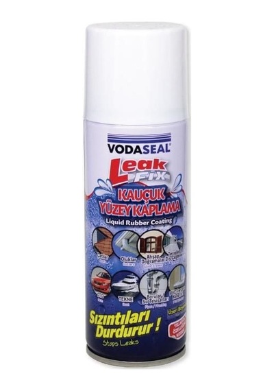 Vodaseal Leak Fix Kauçuk İzolasyon Spreyi 200 Ml Beyaz Şeffaf