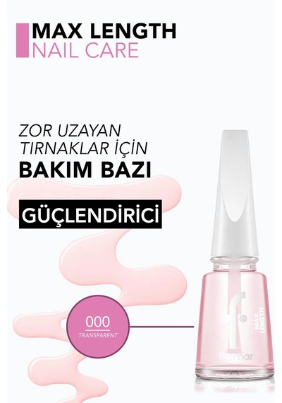 Flormar Max Length Besleyici & Uzamaya Yardımcı Oje Bazı/tırnak Cilası