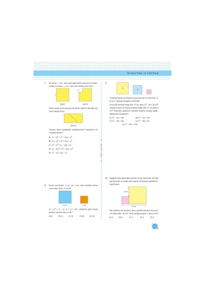 Zafer Yayınları - 9. Sınıf Matematik Soru Bankası Fasikül Seti - Yeni