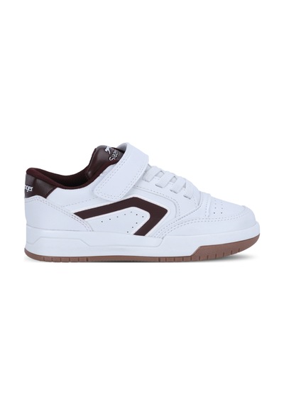 Slazenger Clash I Unisex Çocuk Beyaz / Bordo Günlük Spor Ayakkabısı Beyaz - Bordo
