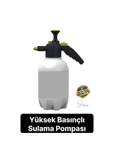 Premium 2 Tl Basınçlı Ayarlı Fonksiyonel Bitki İlaçlama Sulama Su Püskürtücü Sprey Araba Oto Yıkama