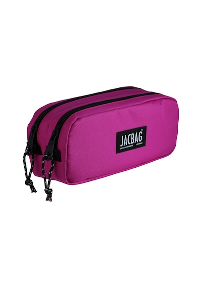 Jacbag Dual Pouch Pencıl Case-çift Bölmeli Kalemkutu - Pembe Pembe