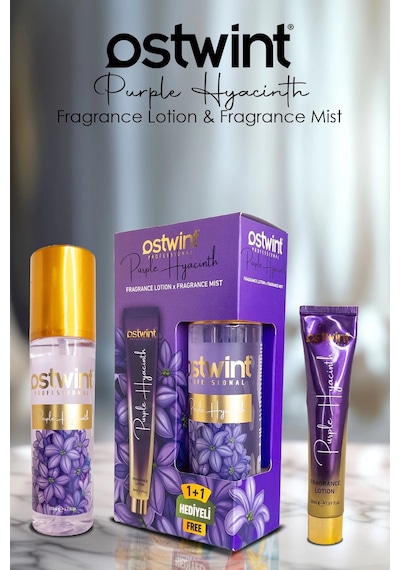 Ostwint Purple Hyacinth Vücut Spreyi 200ml & Vücut Kremi 50ml Set - Mor Sümbül Ve Çiçeksi Parfüm Kok