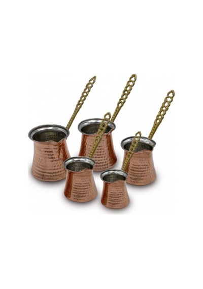 Cezve Bakır 5'li Set