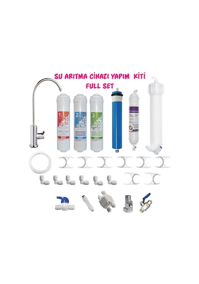 Sulook Su Arıtma Cihazı Yapım Seti-Full Set-Yapım Kiti