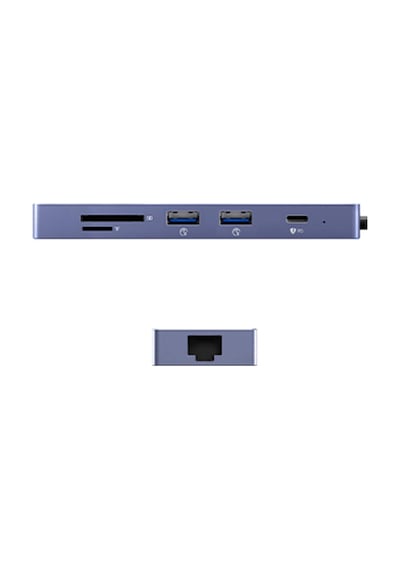 Orico Type-C PD100W HDMI 4K@30Hz RJ45 SD TF 5Gbps Type-C 4 USB-A Portlu Hub Çoklayıcı