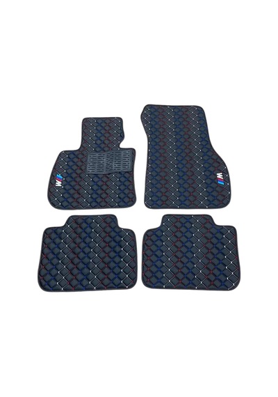 Oto Halı Paspas Bmw 7 Serisi F01 2008-2015 Uyumlu M Performance M Teknik Sport Kaymaz & Şık Tasarım - Tasarım 6