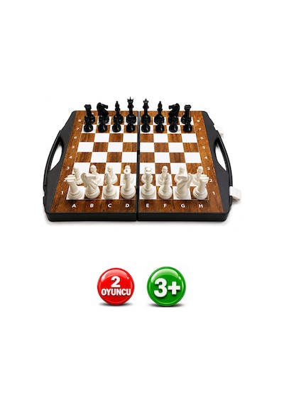 Çantalı Üçü Bir Arada Set - Satranç - Tavla - Dama