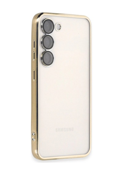 Samsung Galaxy S23 Plus Kılıf Razer Lensli Silikon - Gold