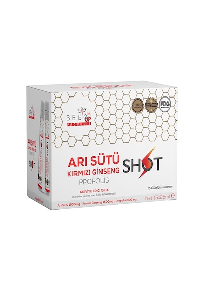 Bee'O Up Arı Sütü Kırmızı Ginseng Shot
