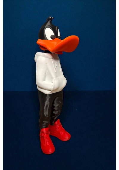 3dbaskı 26 C M Daffy Duck Figürü, Looney Tunes Figür, Çizgi Film Figürü Space Jam - Daffy Duck