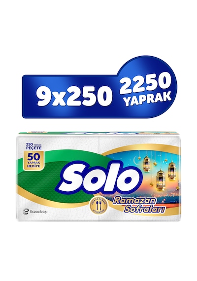 Solo 9'lu Peçete Ramazan Özel