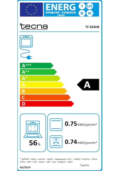 Tecna TF 603HB 3 Gözü Gazlı 1 Gözü Elektrikli Elektro Turbo Solo Fırın Beyaz