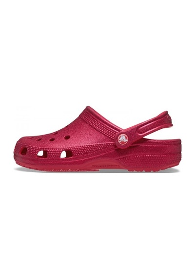 Crocs Classic Glitter Clog Terlik Sandalet 205942 7ca Kırmızı