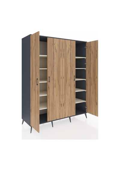 Kronos Gardrop 10 Raflı 4 Kapaklı 176x59x221 Antrasit-çam/aytaşı Çam/aytaşı Kronos Gardrop 10 Raflı 4 Kapaklı 176x59x221 Antrasit-çam/aytaşı Çam/aytaşı