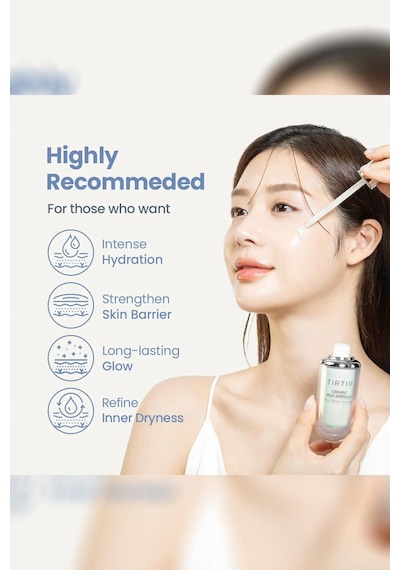 Tırtır Ceramic Milk Ampoule Yoğun Nemlendirici Yüz Serumu Seti 2x40ml